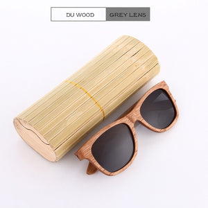 New 100% Real Zebra Wood Sunglasses Polarized Handmade Bamboo