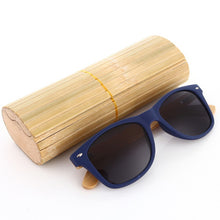 Load image into Gallery viewer, New 100% Real Zebra Wood Sunglasses Polarized Handmade Bamboo