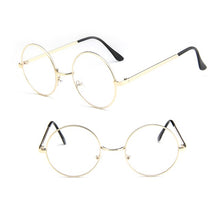 Load image into Gallery viewer, New Fashion Vintage Men Women Retro Round Glasses Clear Lens Hot Unisex