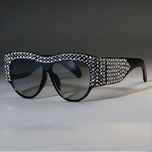 Load image into Gallery viewer, Luxury Square Sunglasses Women Oversized Rhinestone Frame Bling Diamond