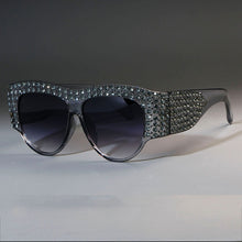 Load image into Gallery viewer, Luxury Square Sunglasses Women Oversized Rhinestone Frame Bling Diamond