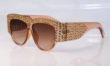 Load image into Gallery viewer, Luxury Square Sunglasses Women Oversized Rhinestone Frame Bling Diamond