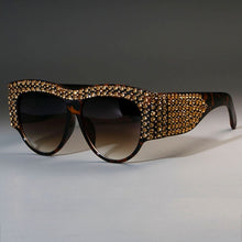 Load image into Gallery viewer, Luxury Square Sunglasses Women Oversized Rhinestone Frame Bling Diamond