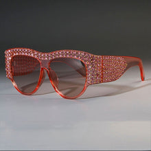 Load image into Gallery viewer, Luxury Square Sunglasses Women Oversized Rhinestone Frame Bling Diamond